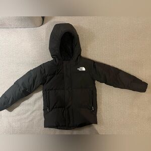 TODDLER NORTH FACE DOWN HOODED JACKET 3T - BLK